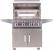 Bonfire 34" Premium Propane Grill on a Cart, Stainless Steel
