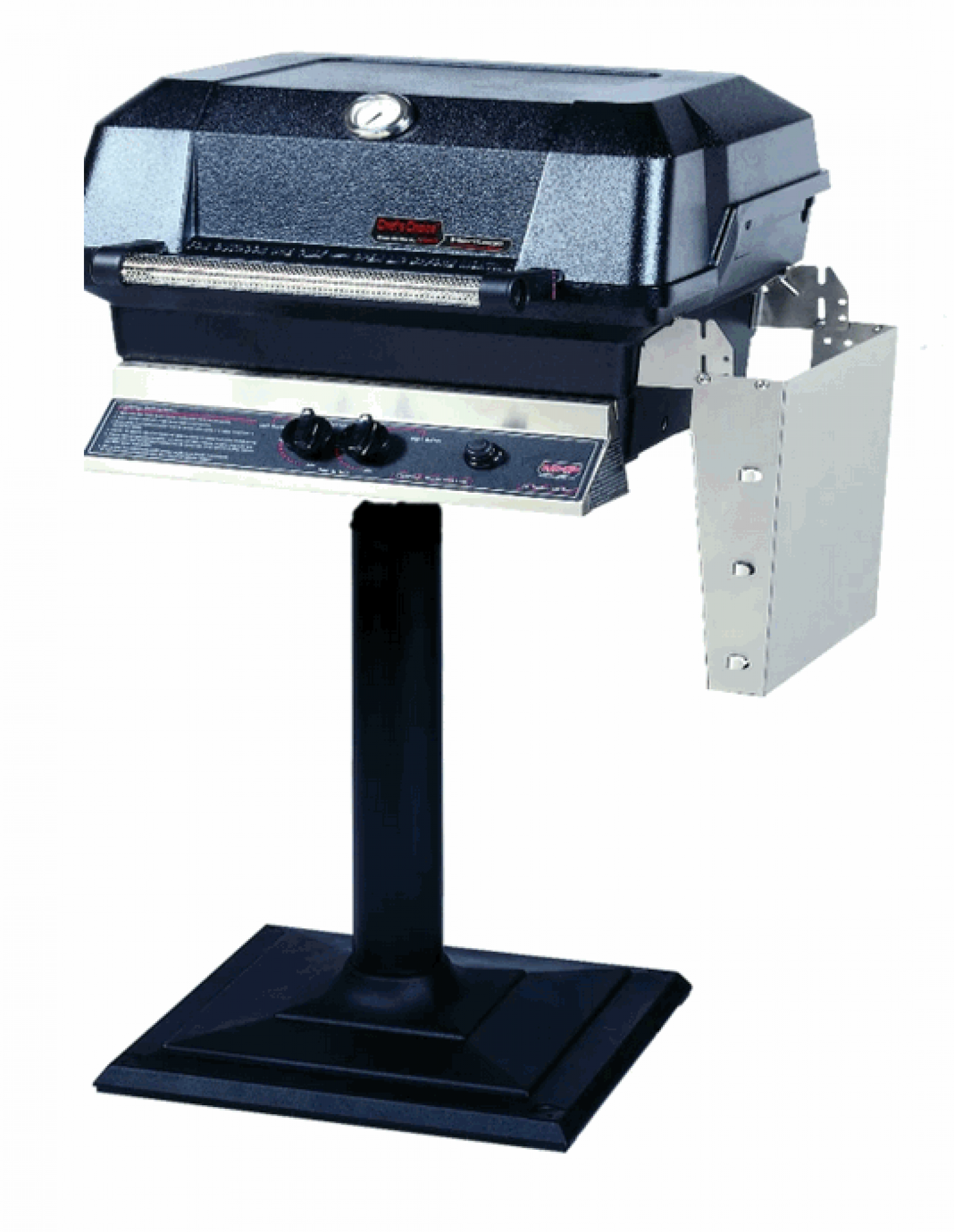 MHP JNR4DD Natural Gas Grill on a Patio Base 